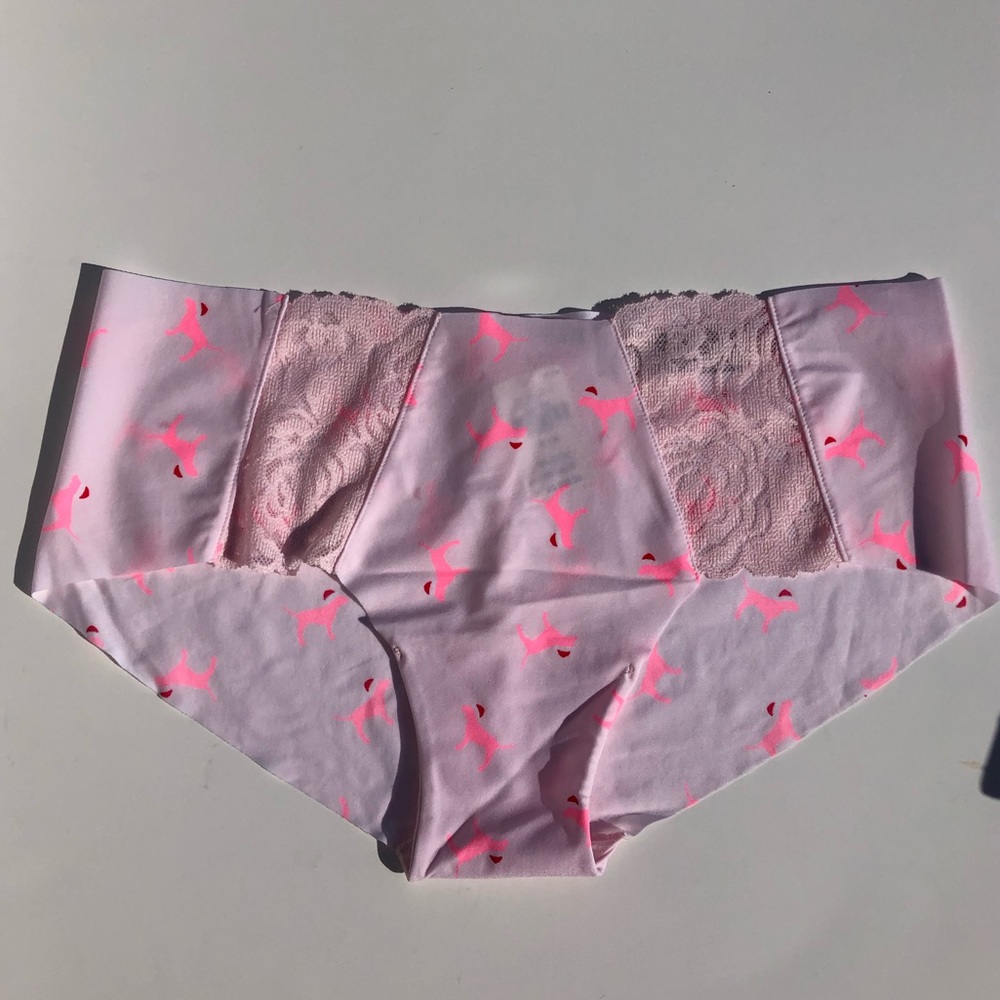 Victoria’s Secret PINK Hipster Dog Santa Hat Lace